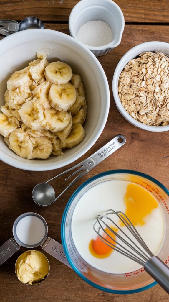 Banana Oatmeal Muffins Recipe Step-by-Step Instructions